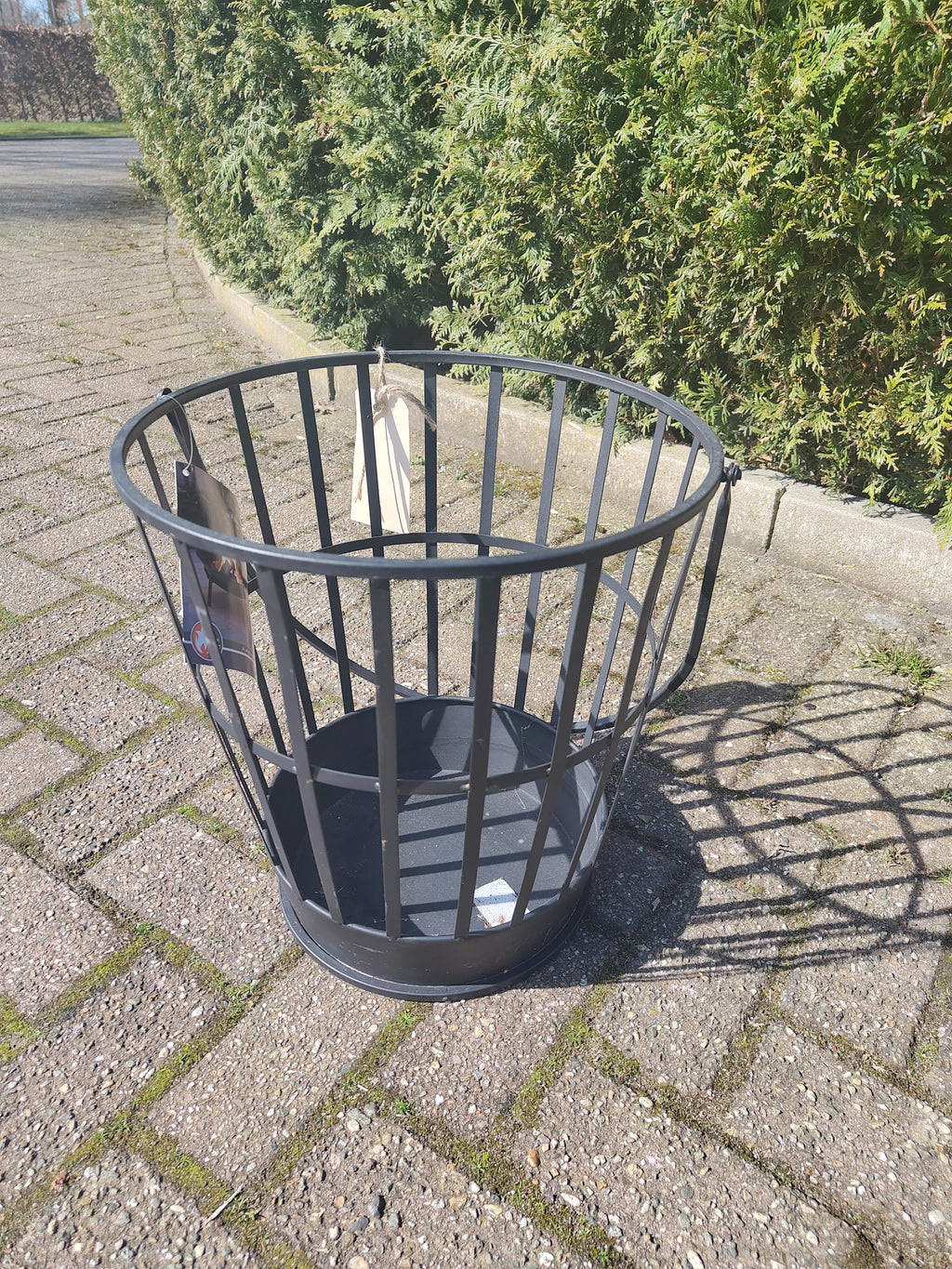 Vuurkorf metaal met hengsel