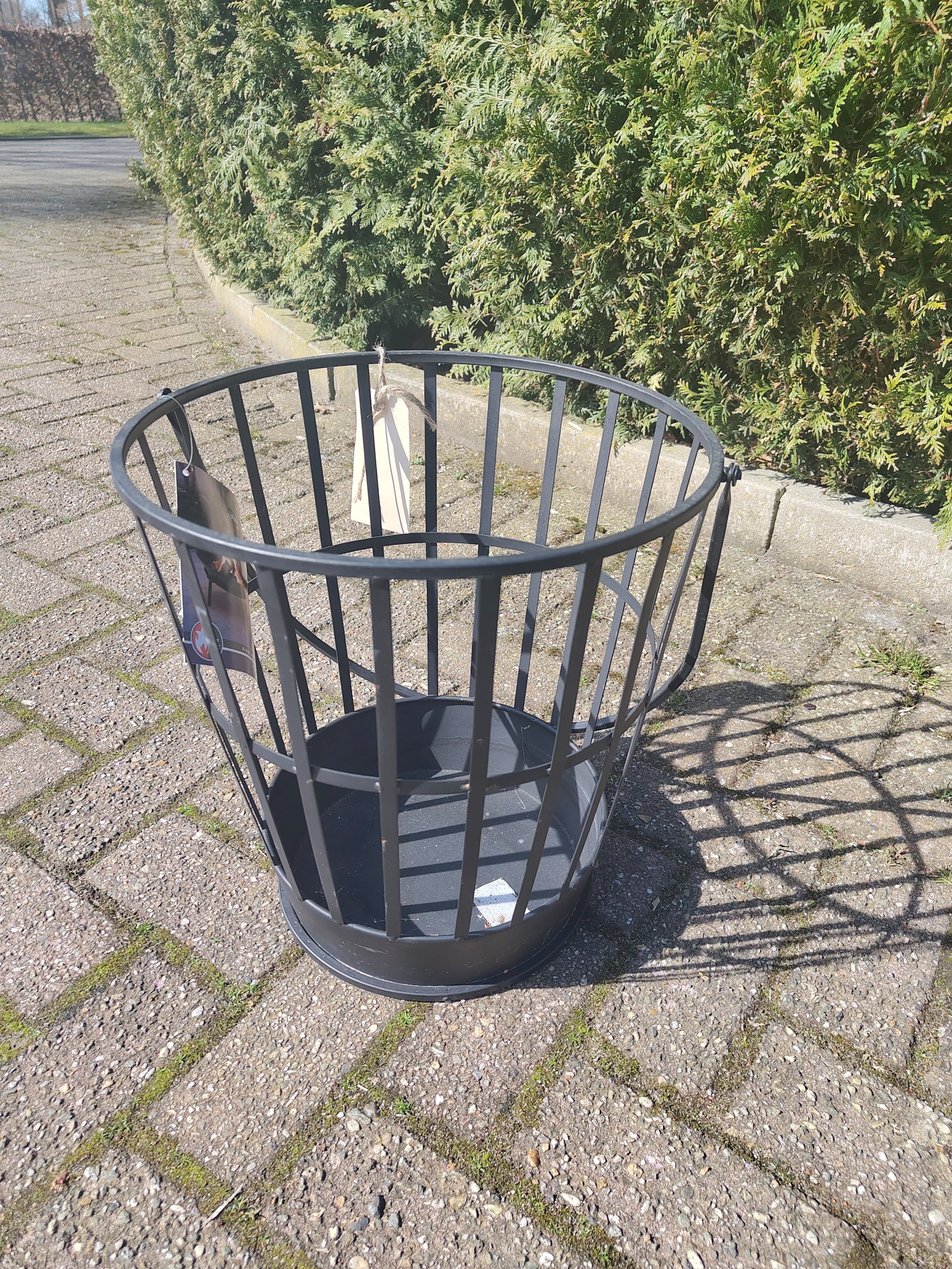 Vuurkorf metaal met hengsel