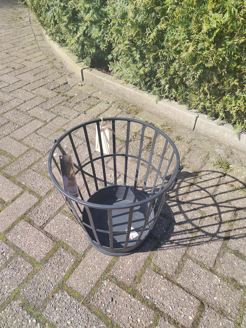 Vuurkorf metaal met hengsel
