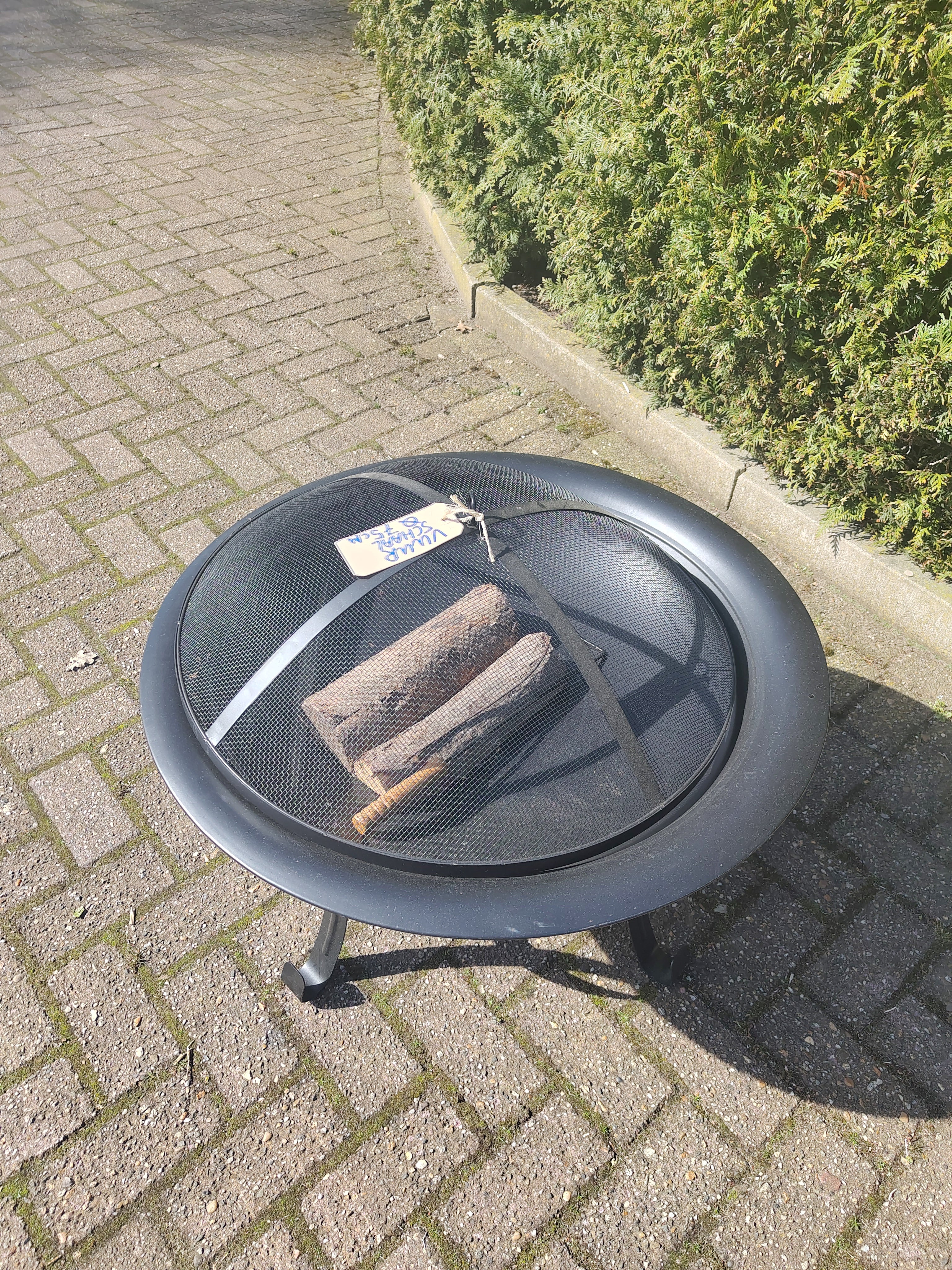 Vuurschaal Ø75cm zwart