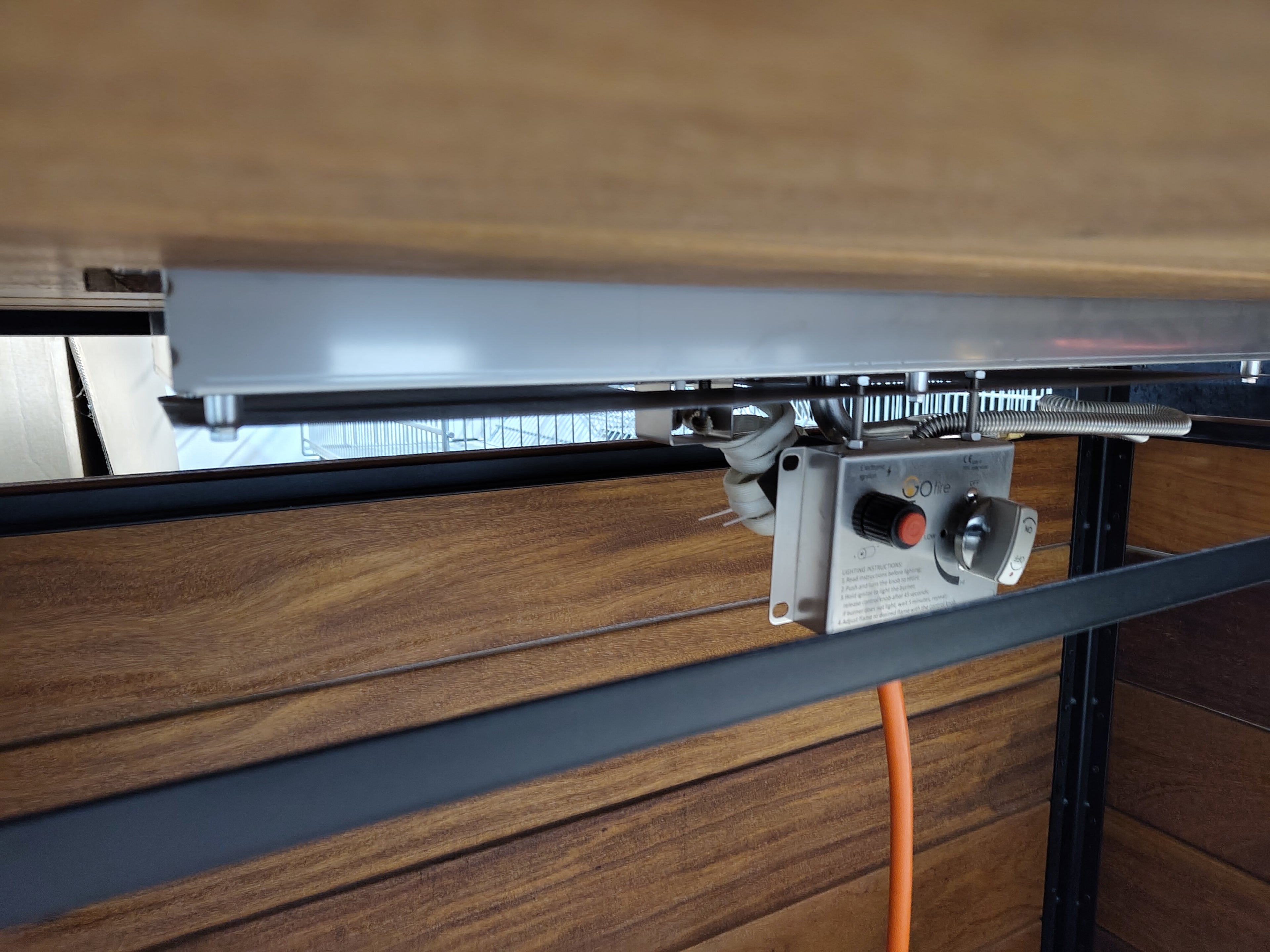 Bar vuurtafel 250x110