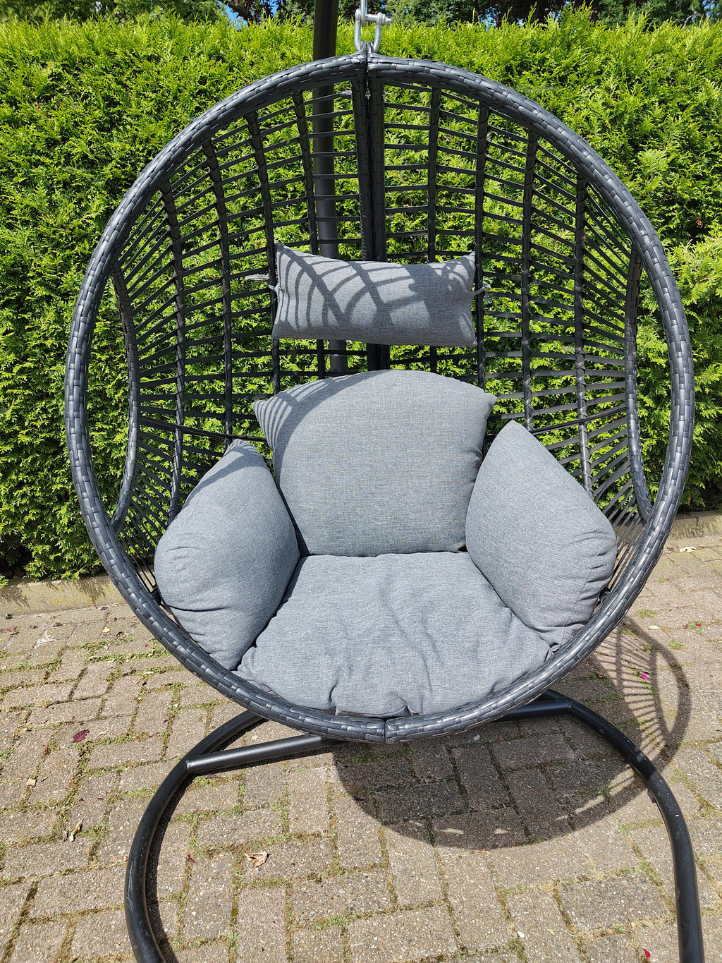 Dusty hangstoel relax black