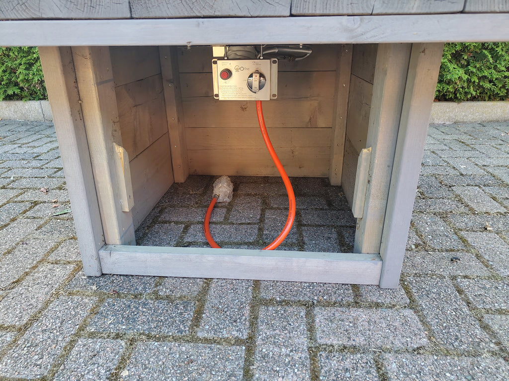 Vuurtafel vierkant