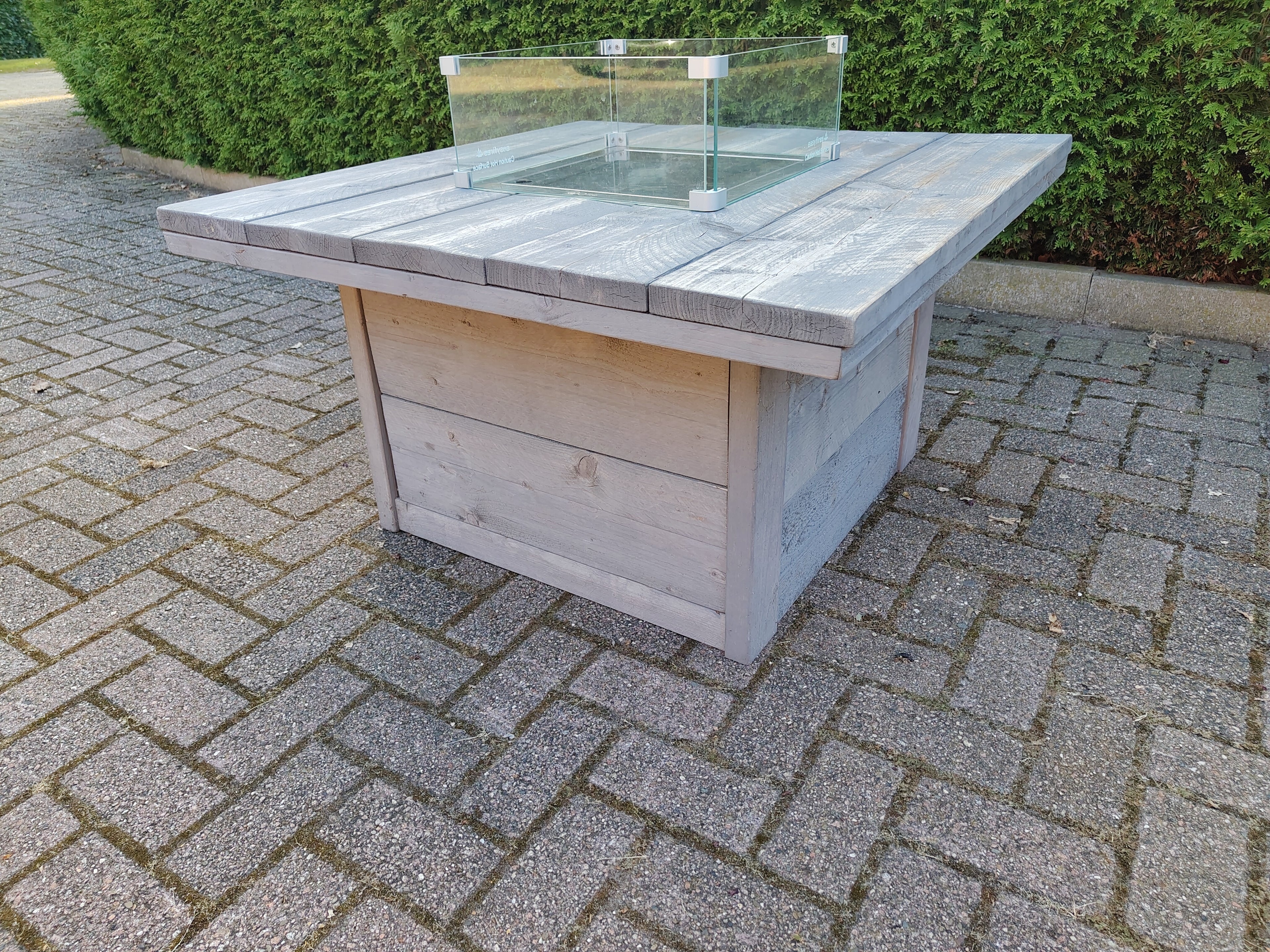 Vuurtafel vierkant