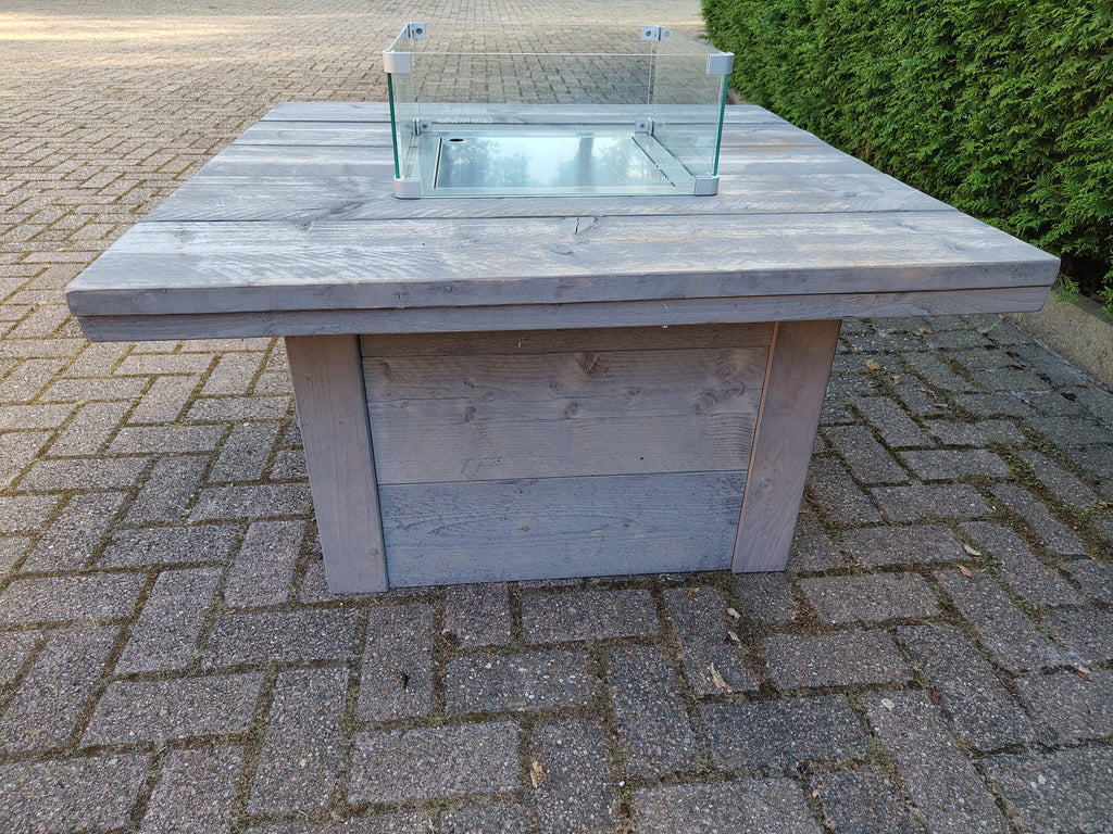 Vuurtafel vierkant