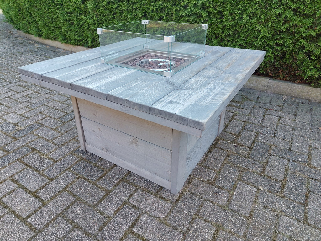 Vuurtafel vierkant