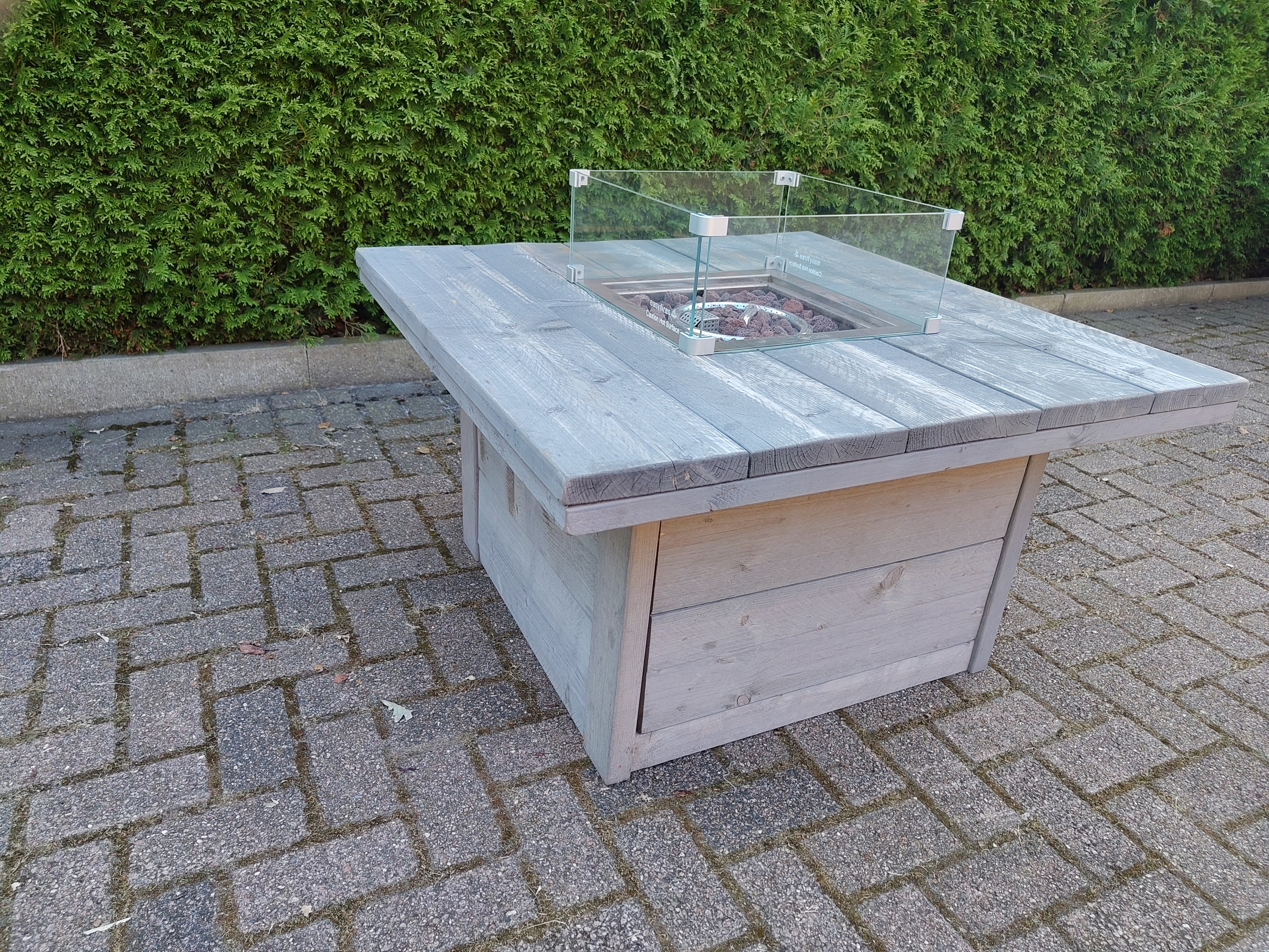 Vuurtafel vierkant