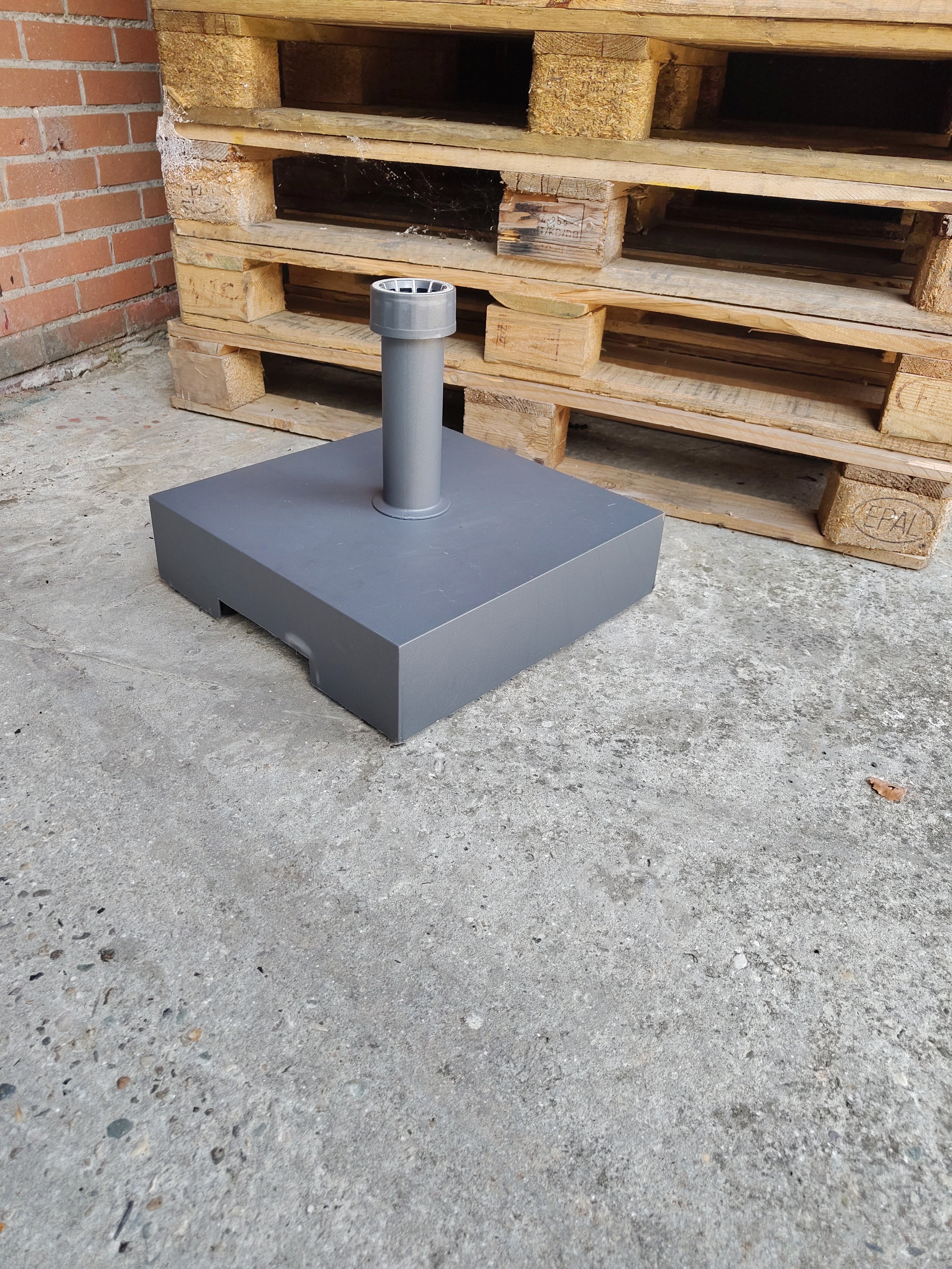 Parasolvoet 40KG antraciet