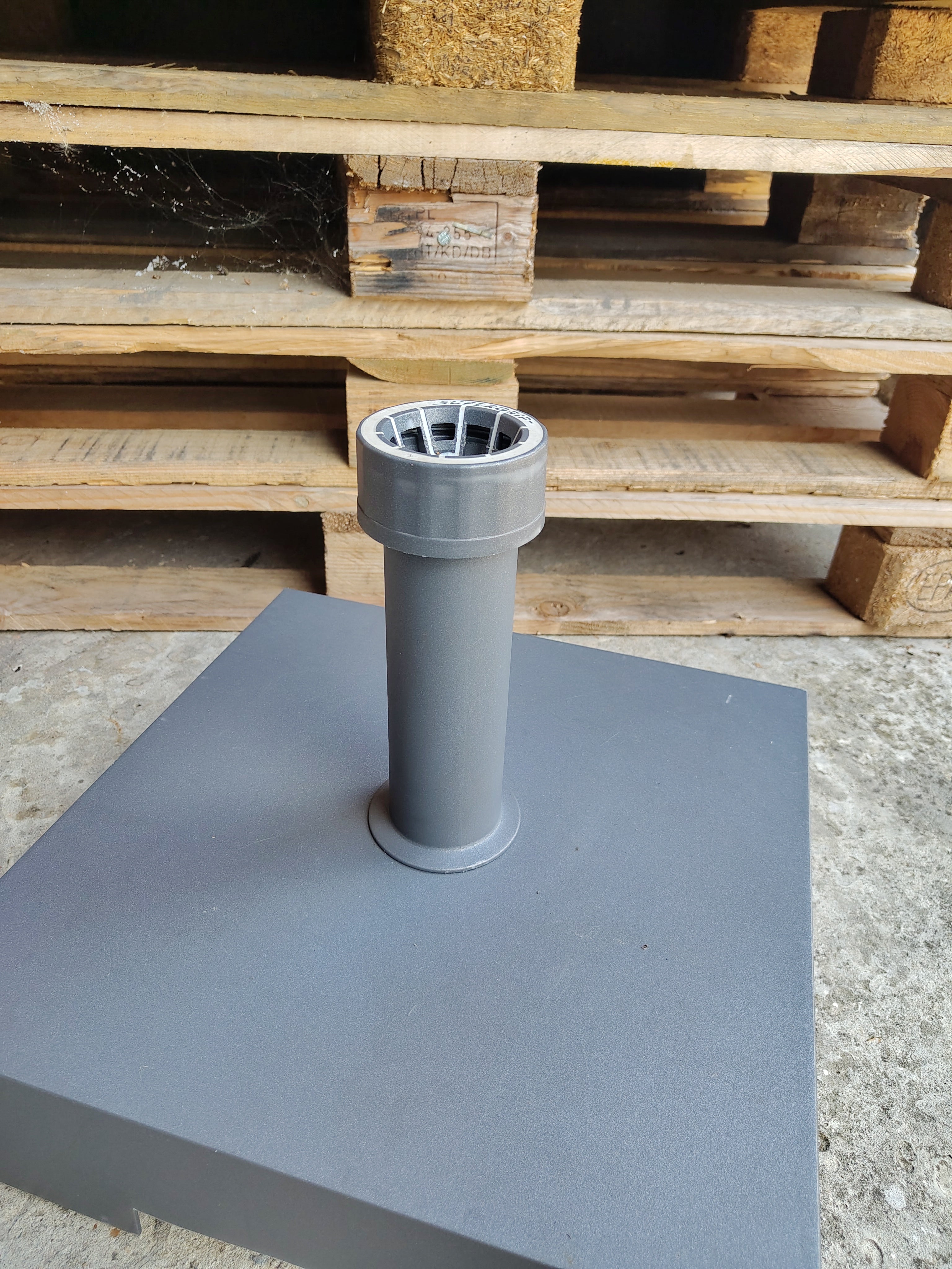 Parasolvoet 40KG antraciet