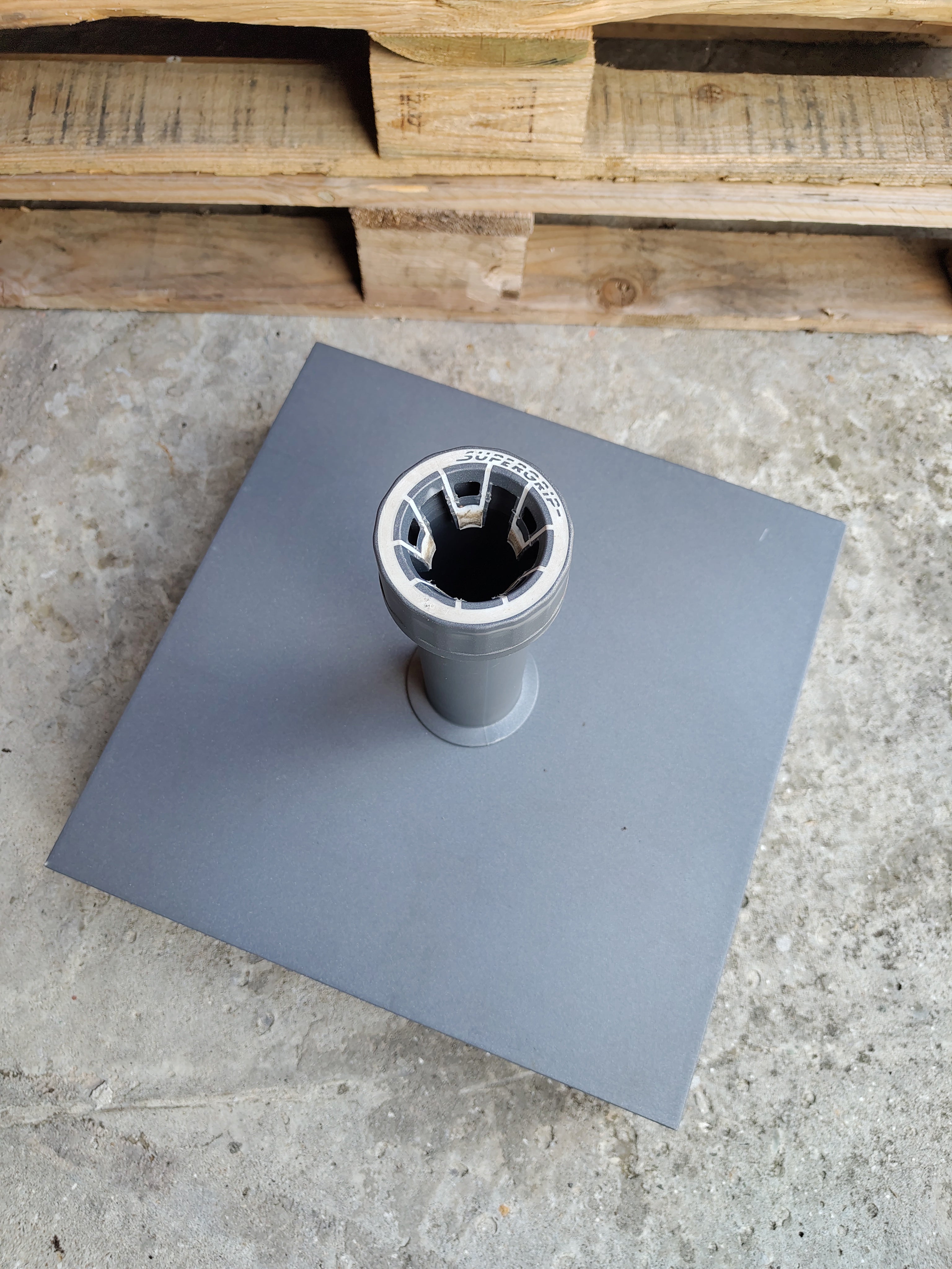 Parasolvoet 40KG antraciet