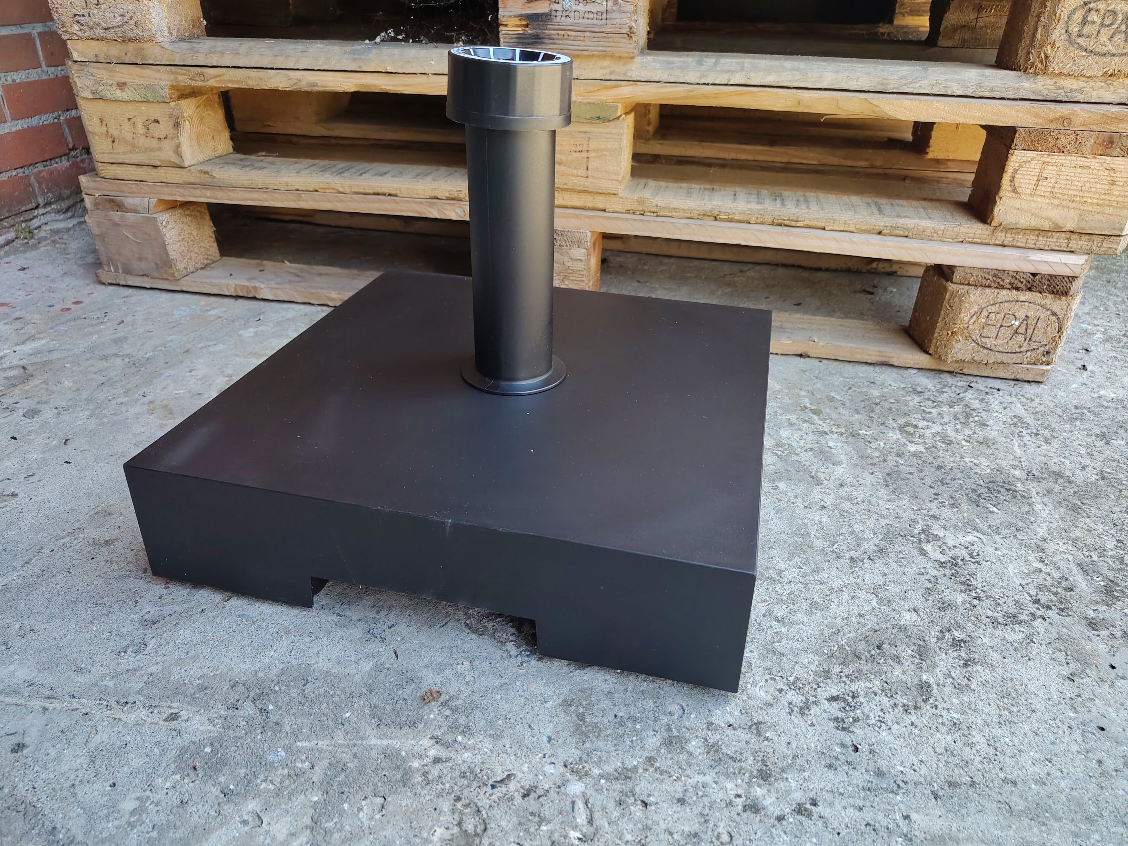 Parasolvoet 30KG Zwart