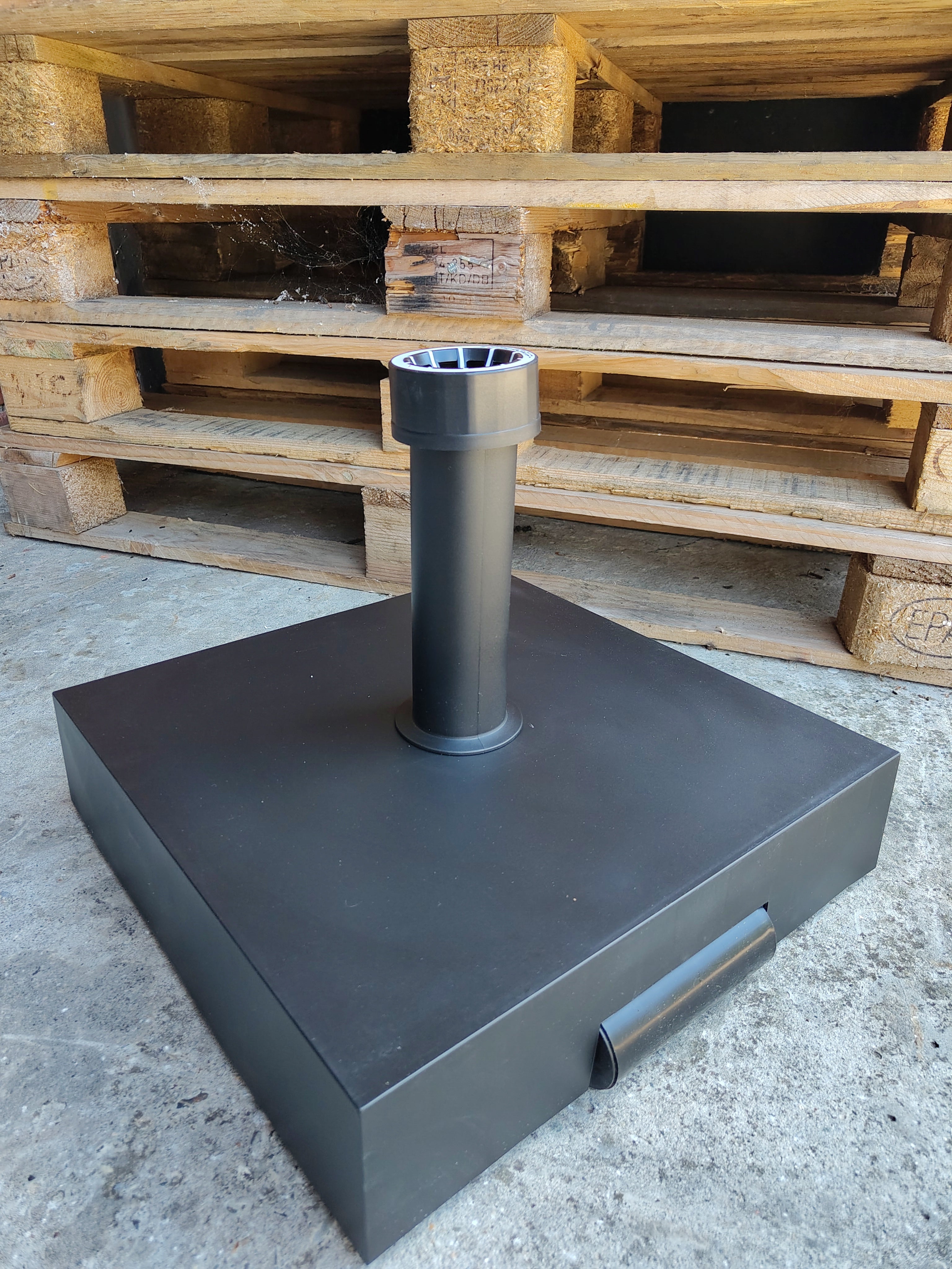 Parasolvoet 30KG Zwart