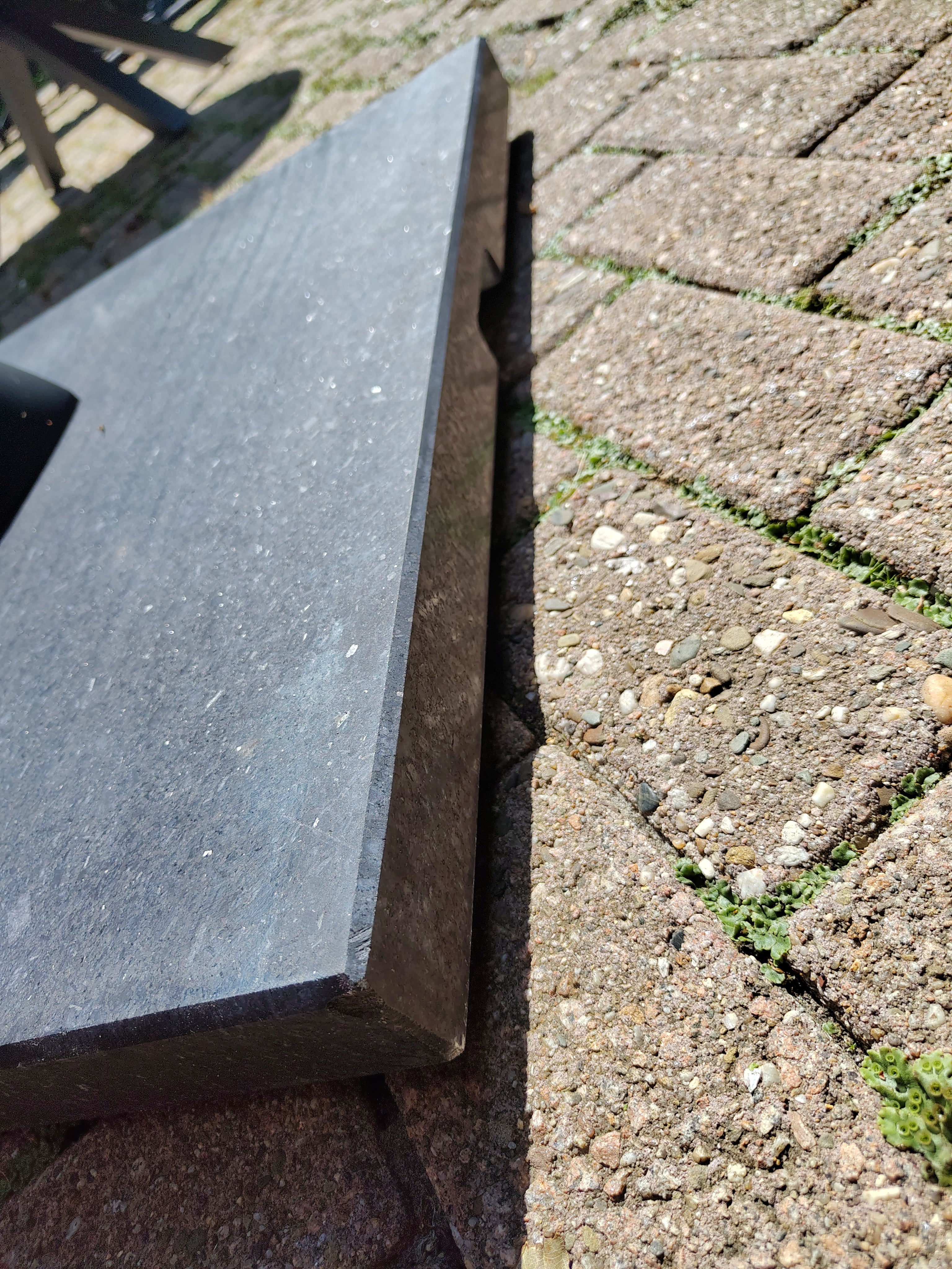 Graniet plaat Zwart 90 kg