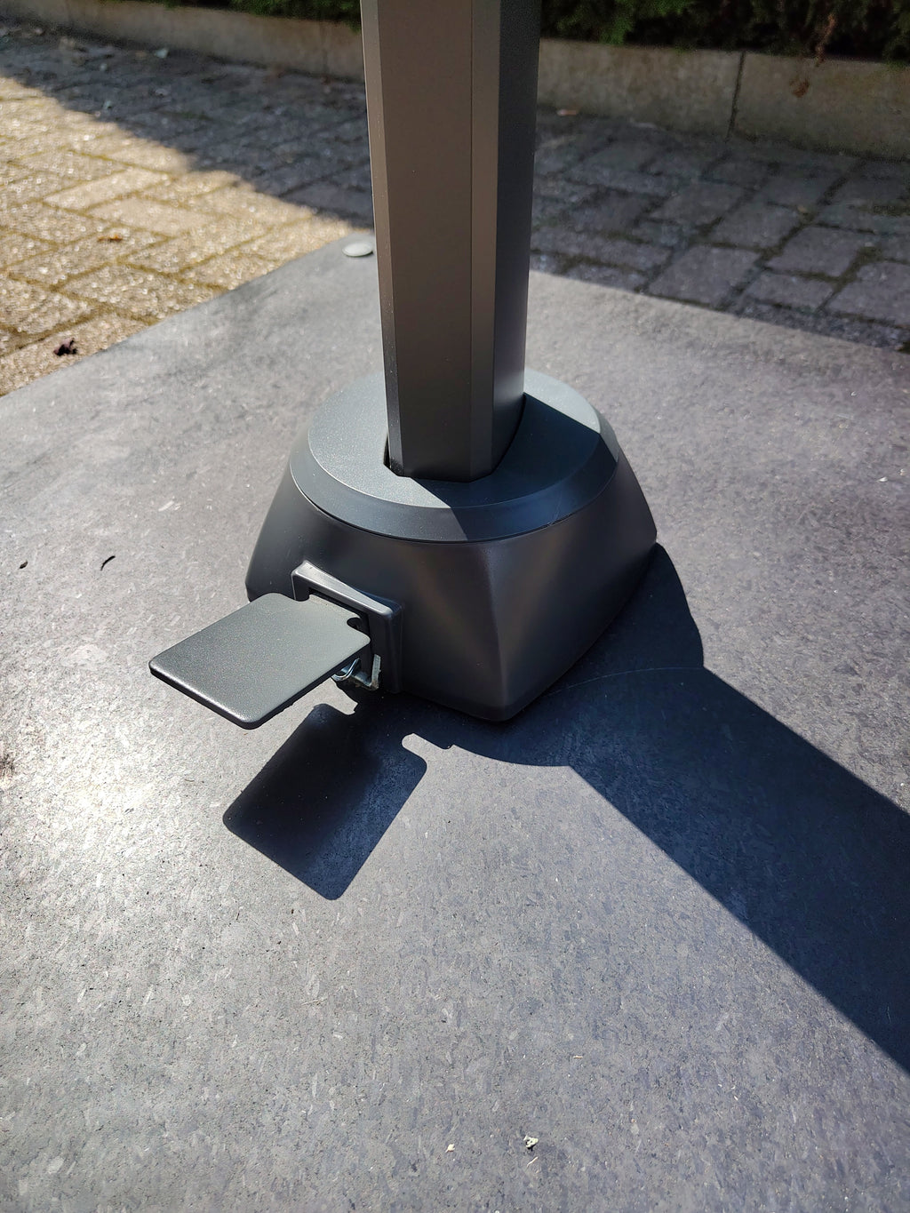 Granietplaat polish op 4 wielen 90KG