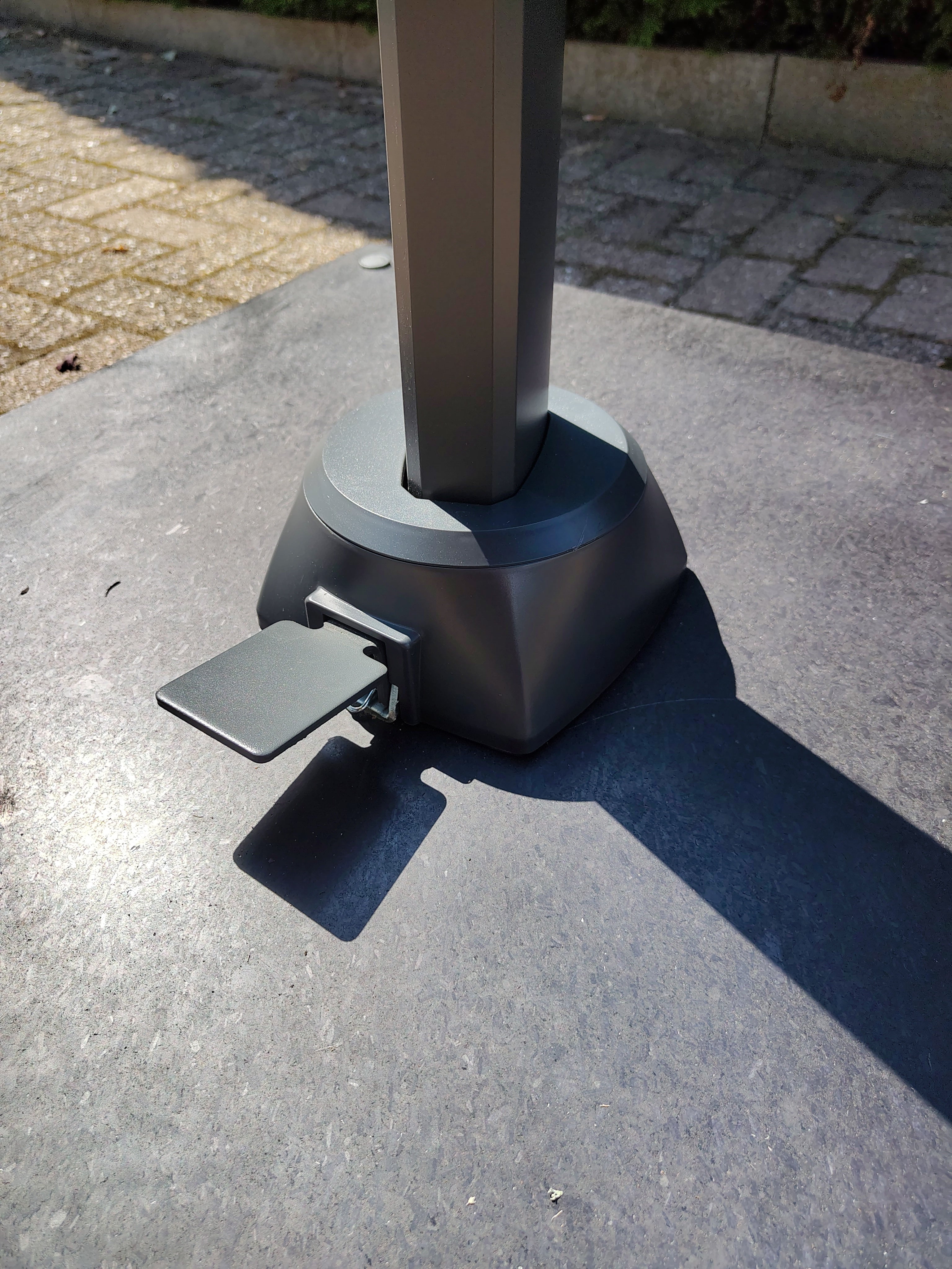 Granietplaat polish op 4 wielen 90KG