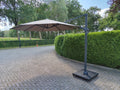 Zweefparasol VirgoFlex Taupe Ø3,5Mtr