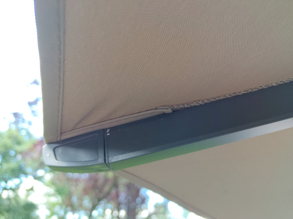 Zweefparasol VirgoFlex Taupe Ø3,5Mtr