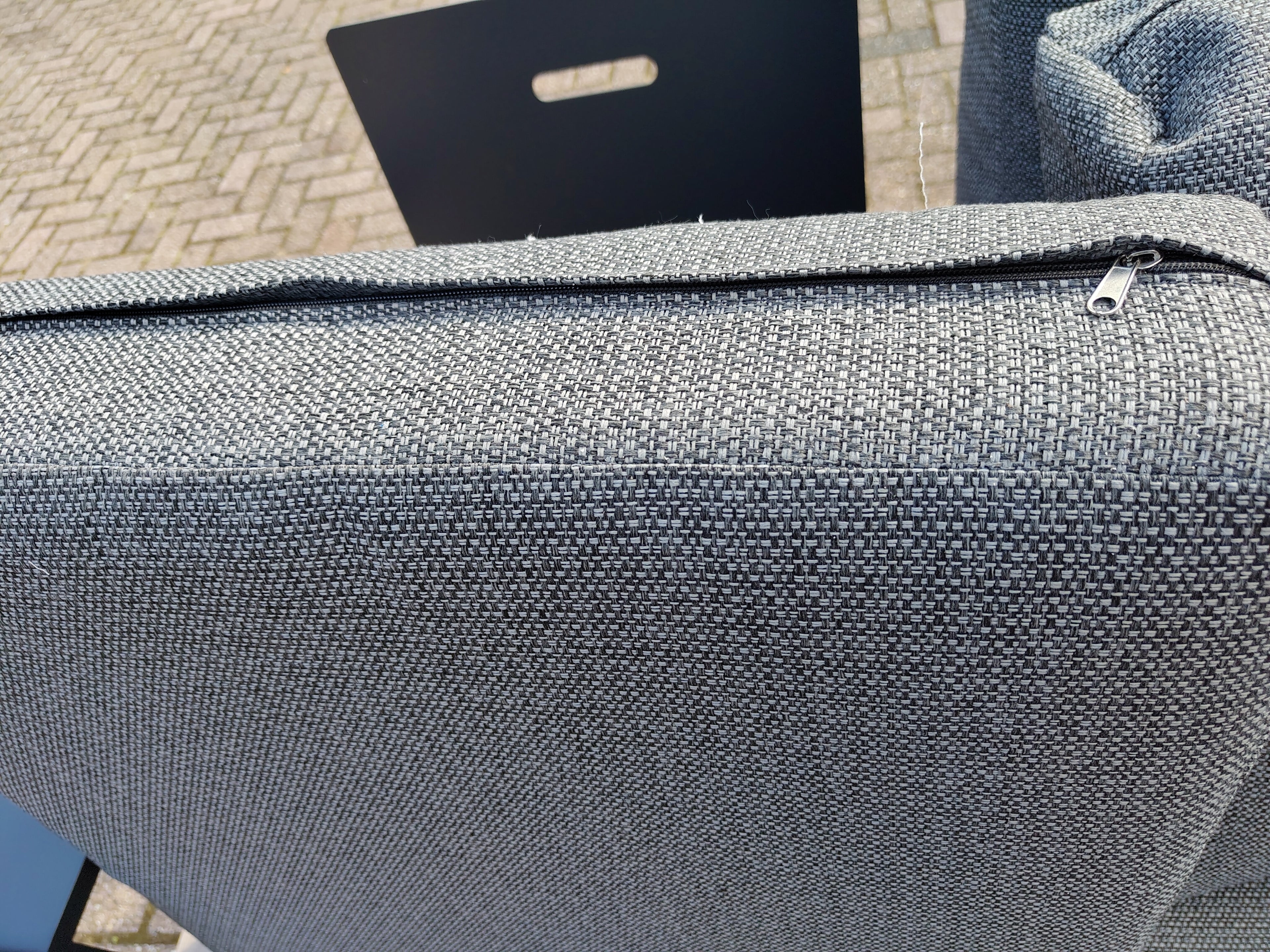 Castello Cornerset Antraciet met HPL Lift Tafel