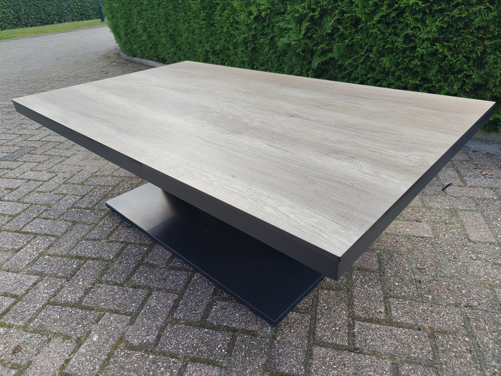 Castello Cornerset Beige met HPL Lift Tafel