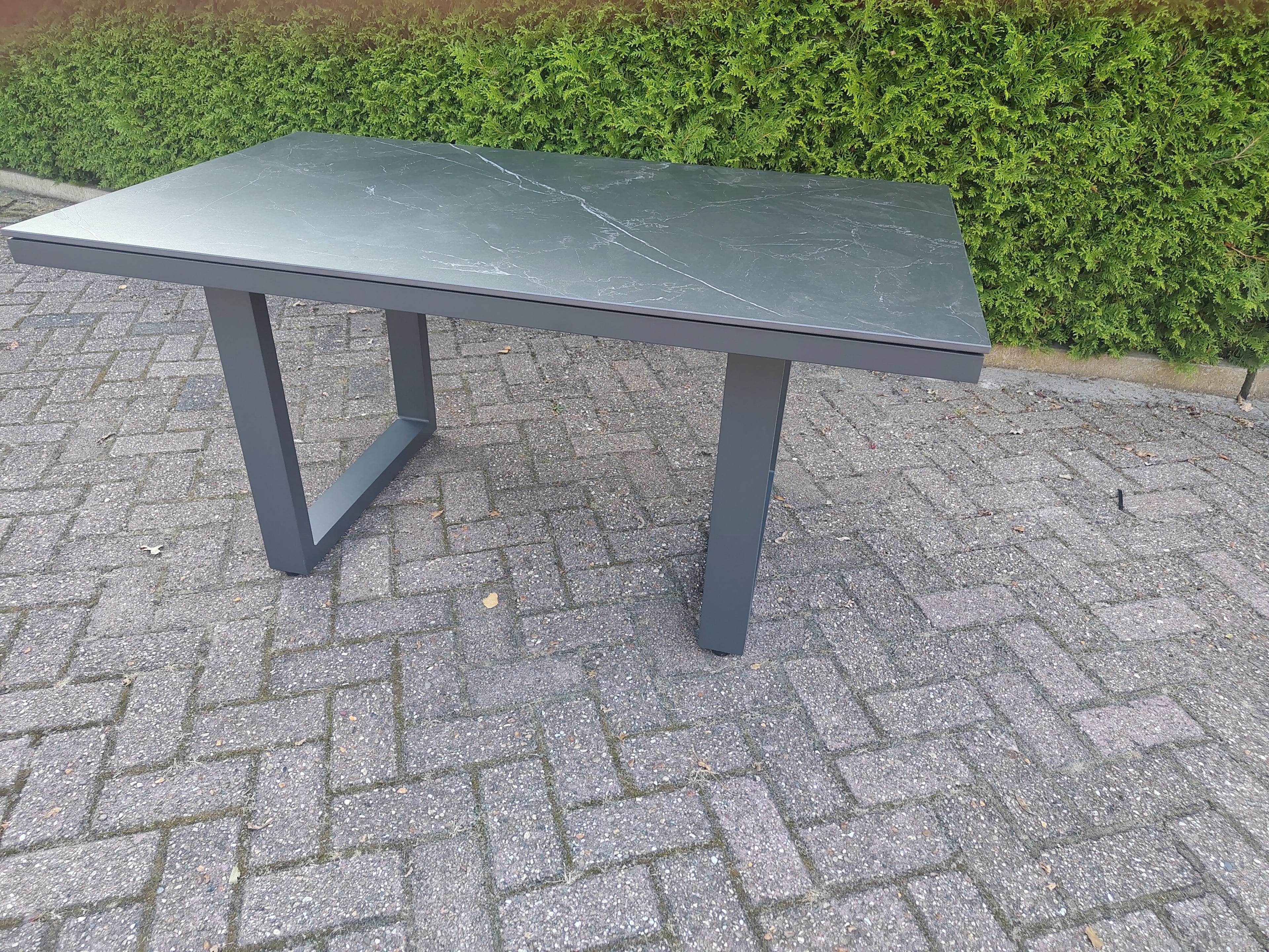 Loungetafel Hoog Monte Carlo Negro 140x80cm