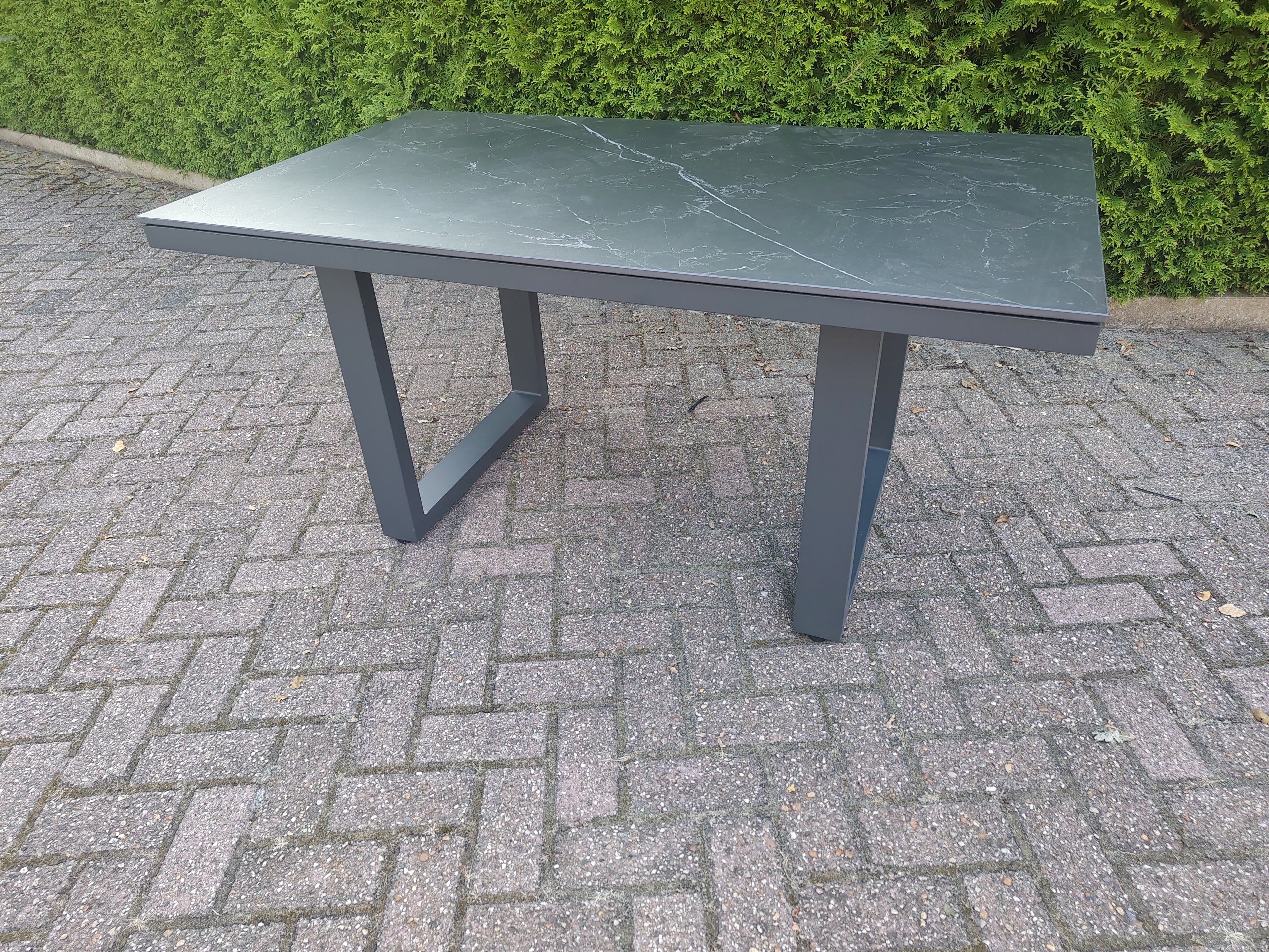 Loungetafel Hoog Monte Carlo Negro 140x80cm