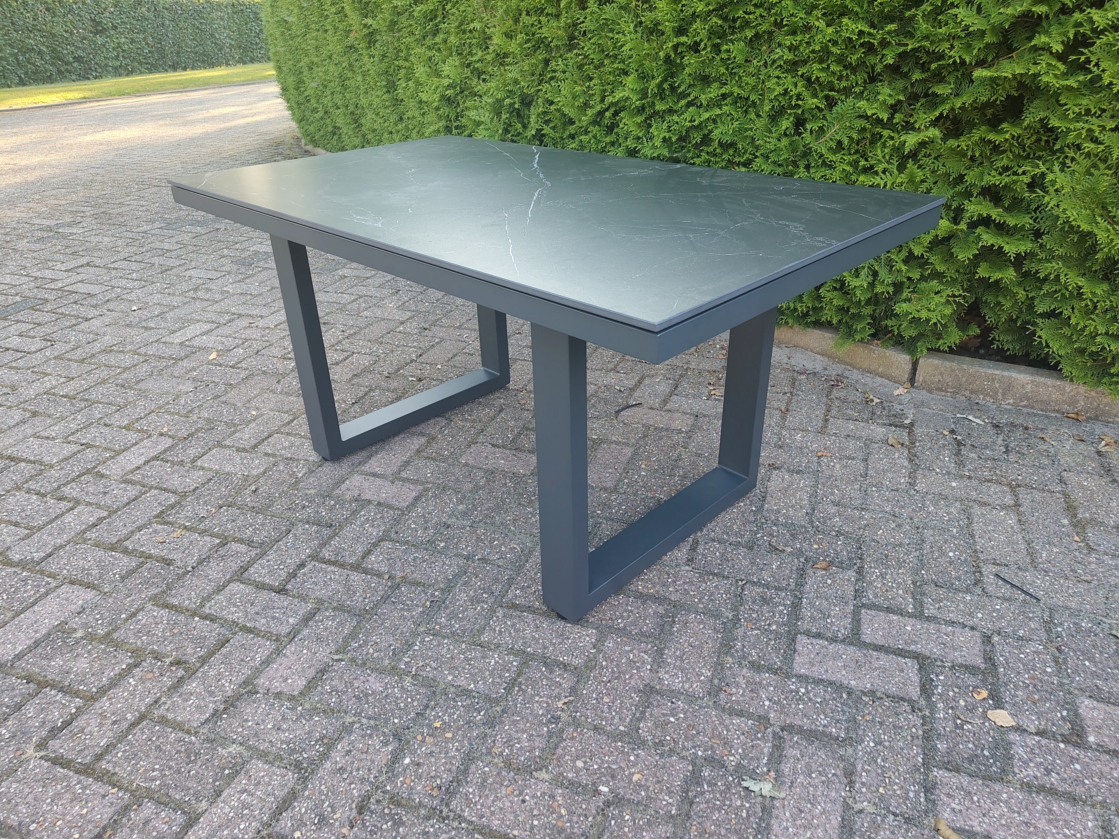 Loungetafel Hoog Monte Carlo Negro 140x80cm
