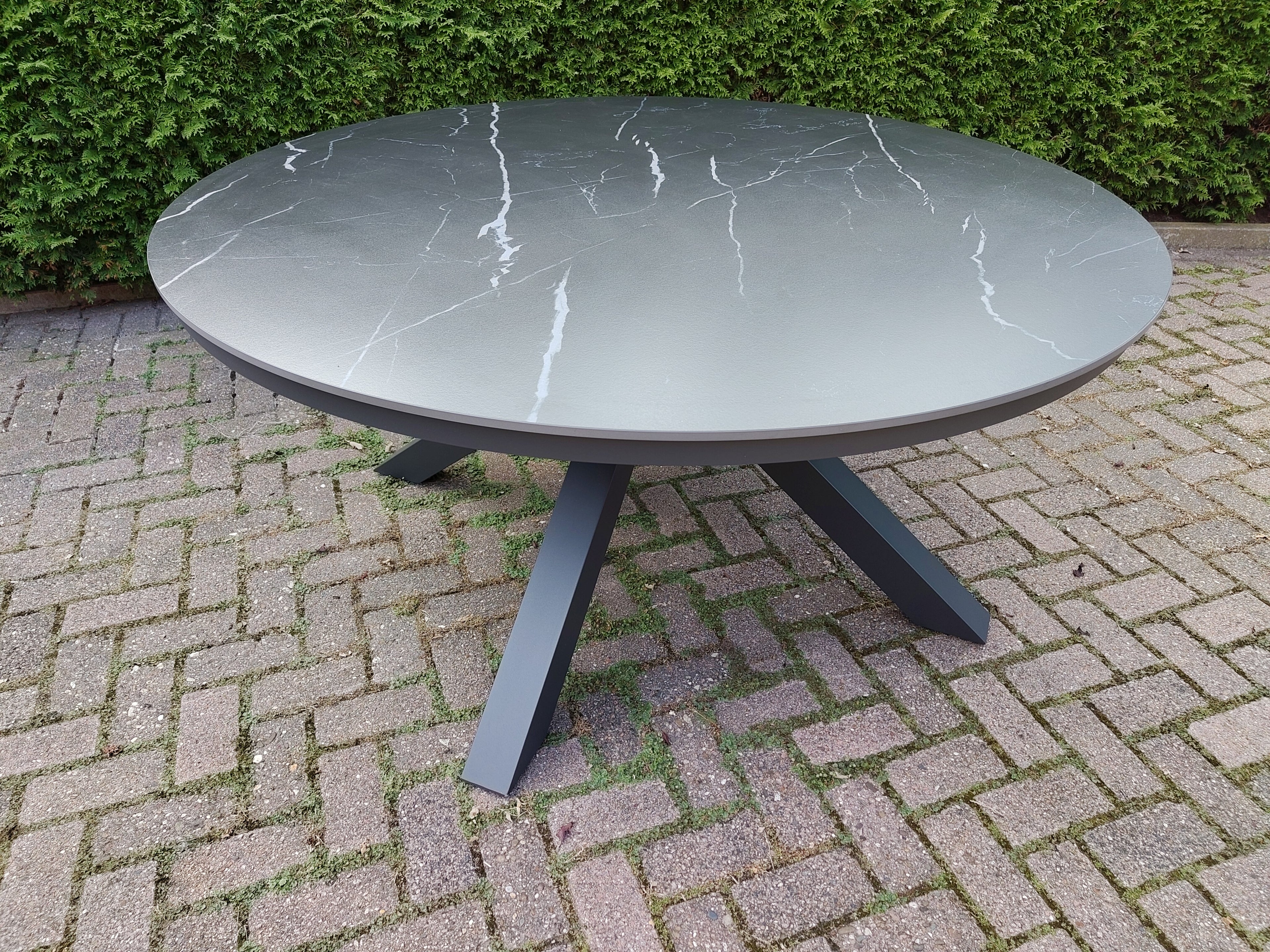 Tafel Portoro Ø158cm