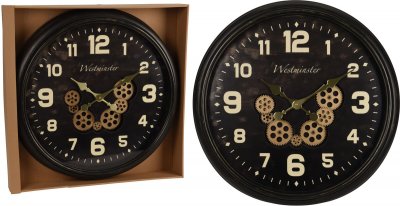 Wandklok PP Roterend uurwerk